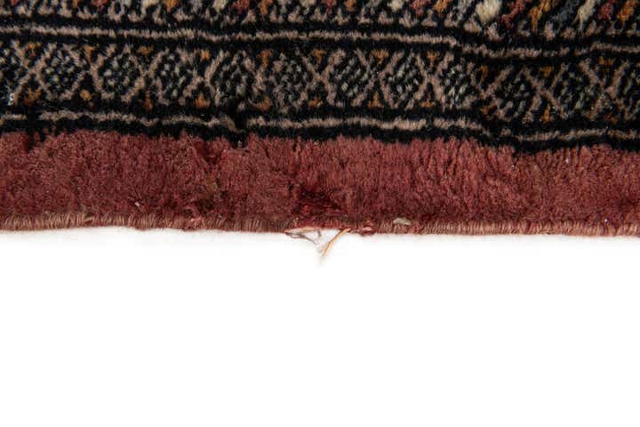 4' 2 x 6' 2 Hand Knotted Bokhara Oriental Wool Rug