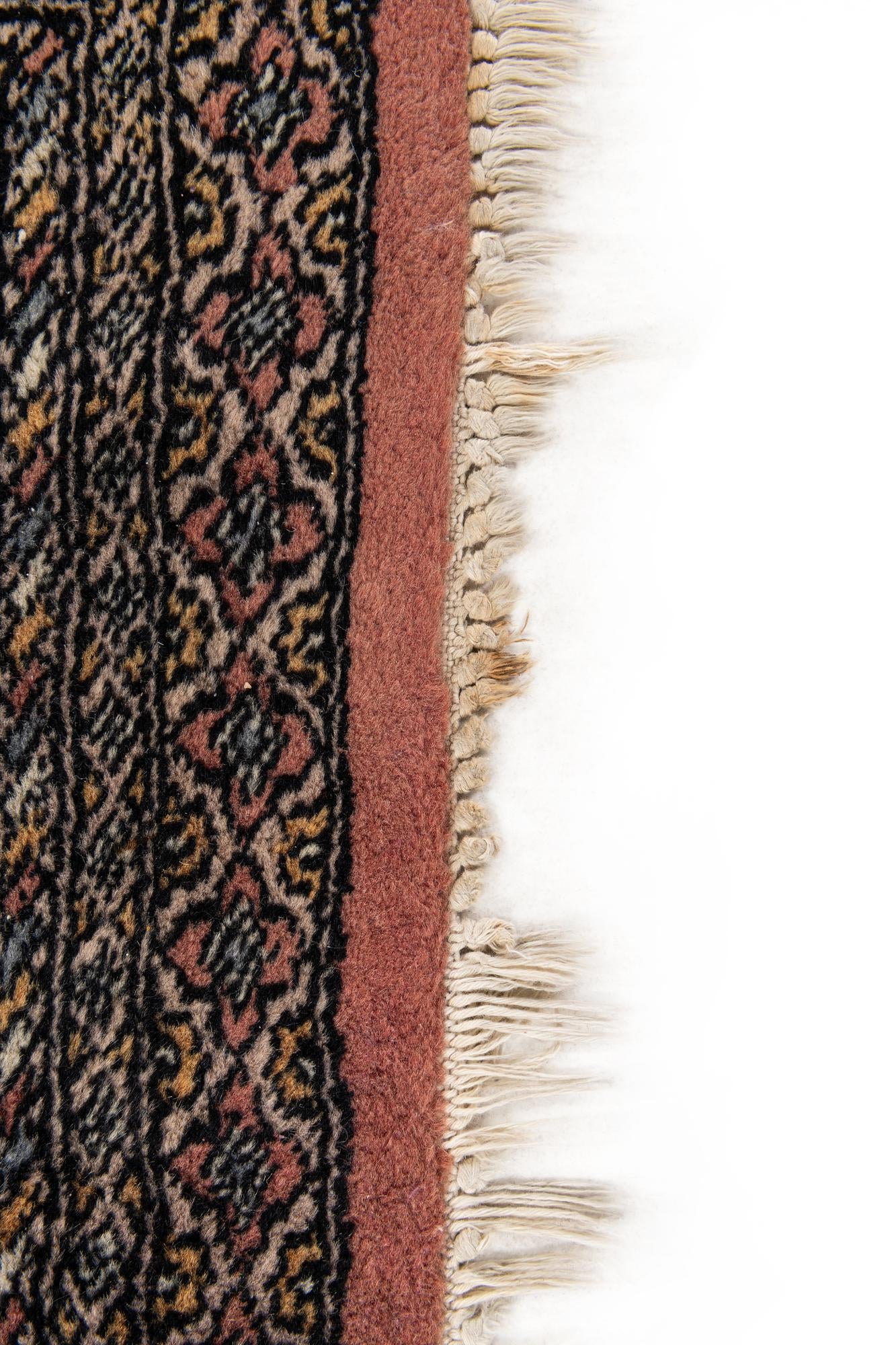 4' 2 x 6' 2 Hand Knotted Bokhara Oriental Wool Rug