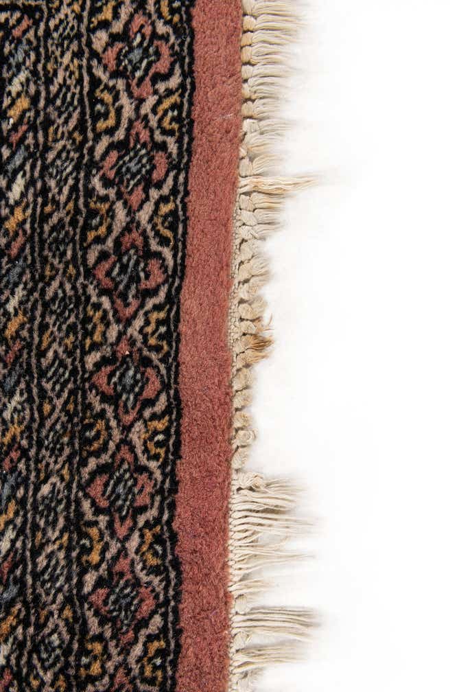 4' 2 x 6' 2 Hand Knotted Bokhara Oriental Wool Rug