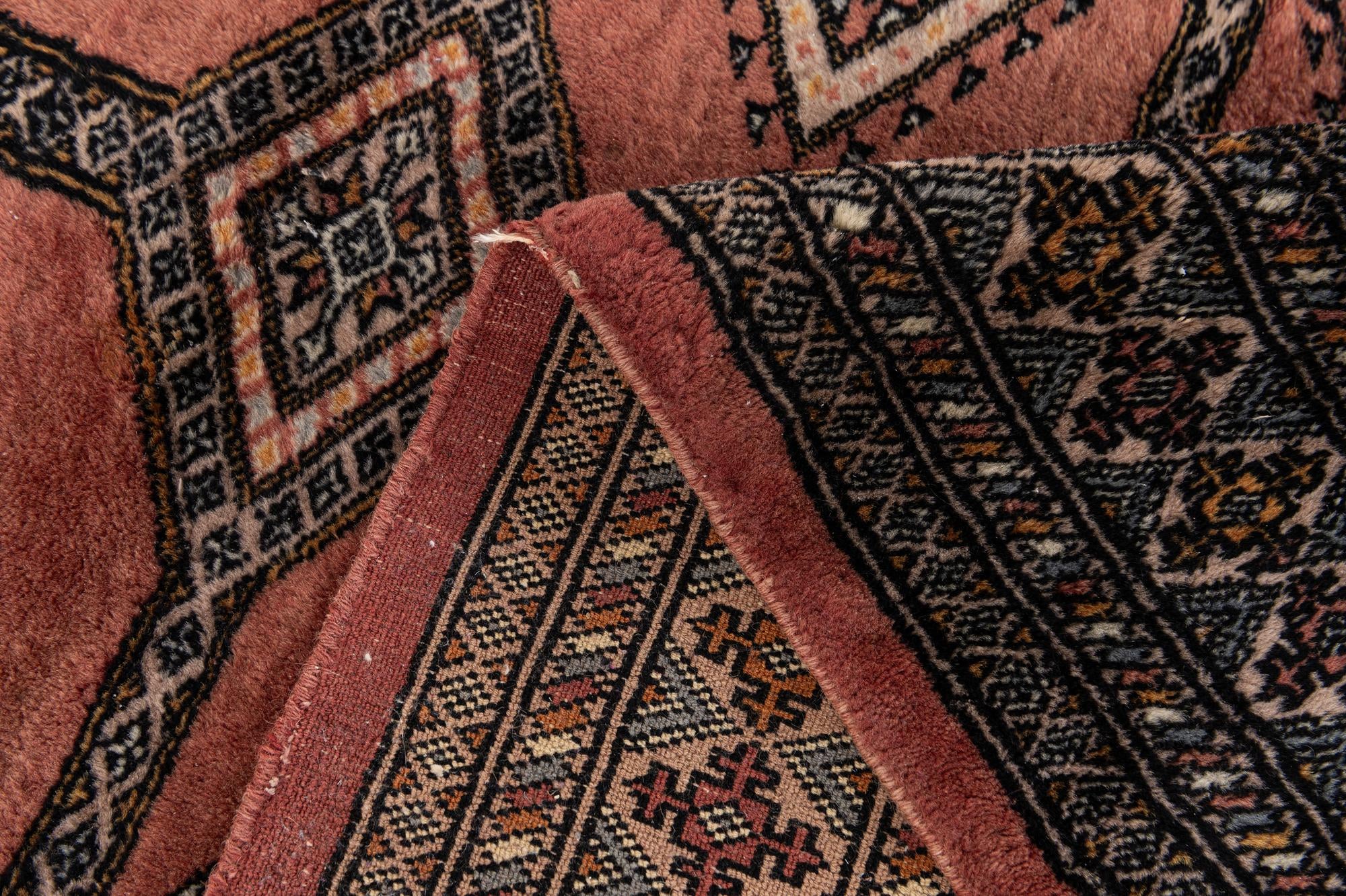 4' 2 x 6' 2 Hand Knotted Bokhara Oriental Wool Rug