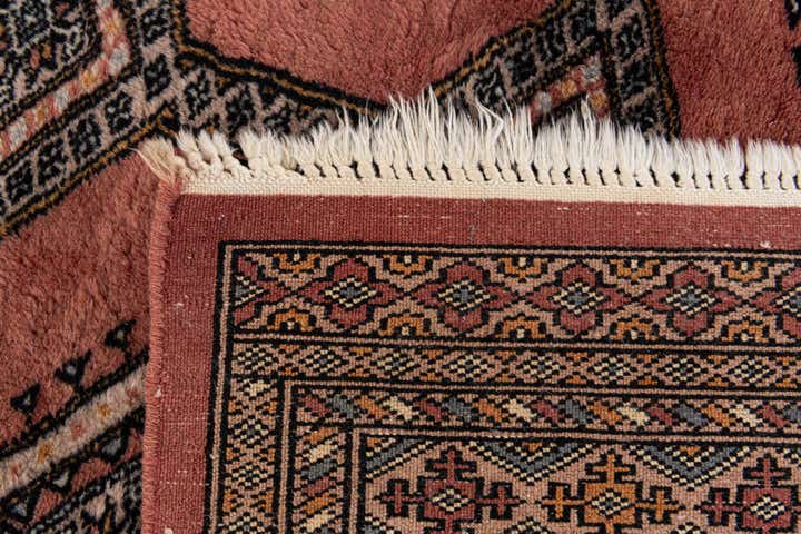 4' 2 x 6' 2 Hand Knotted Bokhara Oriental Wool Rug