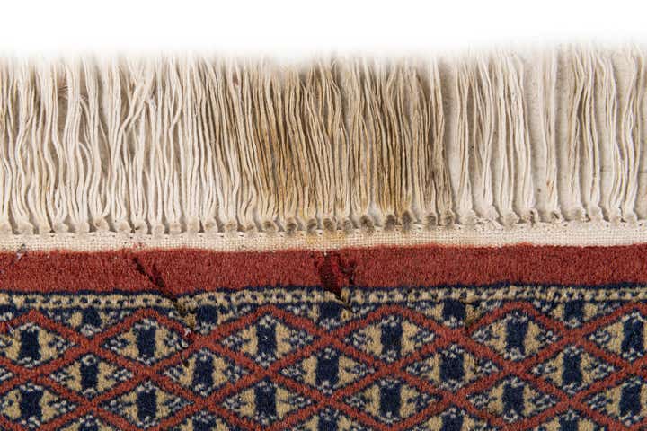 4' 1 x 6' 5 Hand Knotted Bokhara Oriental Wool Rug