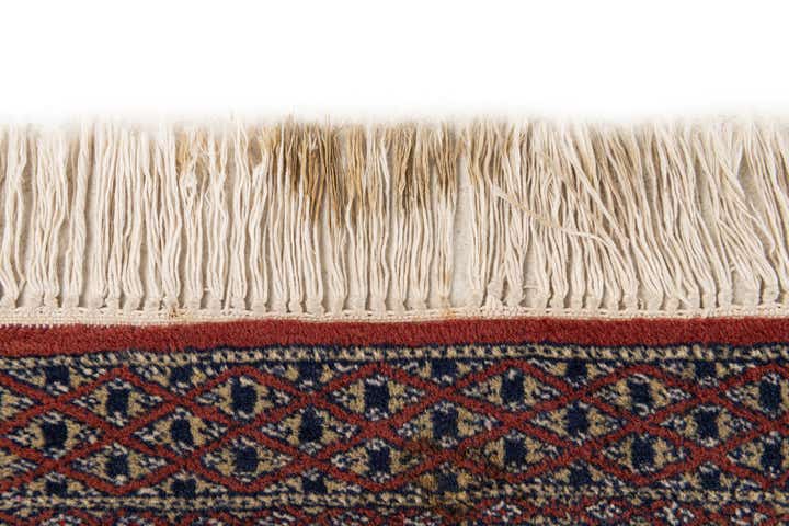 4' 1 x 6' 5 Hand Knotted Bokhara Oriental Wool Rug