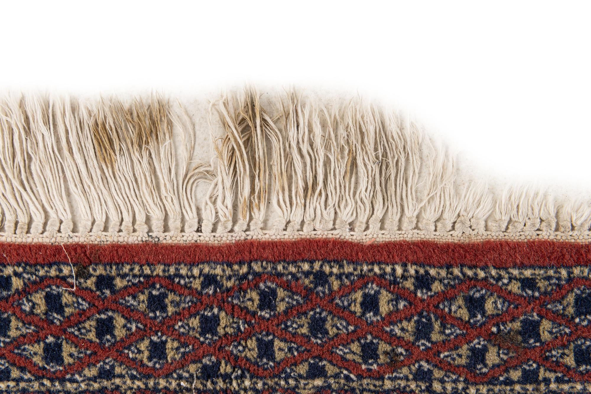 4' 1 x 6' 5 Hand Knotted Bokhara Oriental Wool Rug