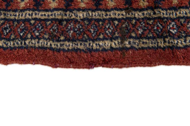 4' 1 x 6' 5 Hand Knotted Bokhara Oriental Wool Rug