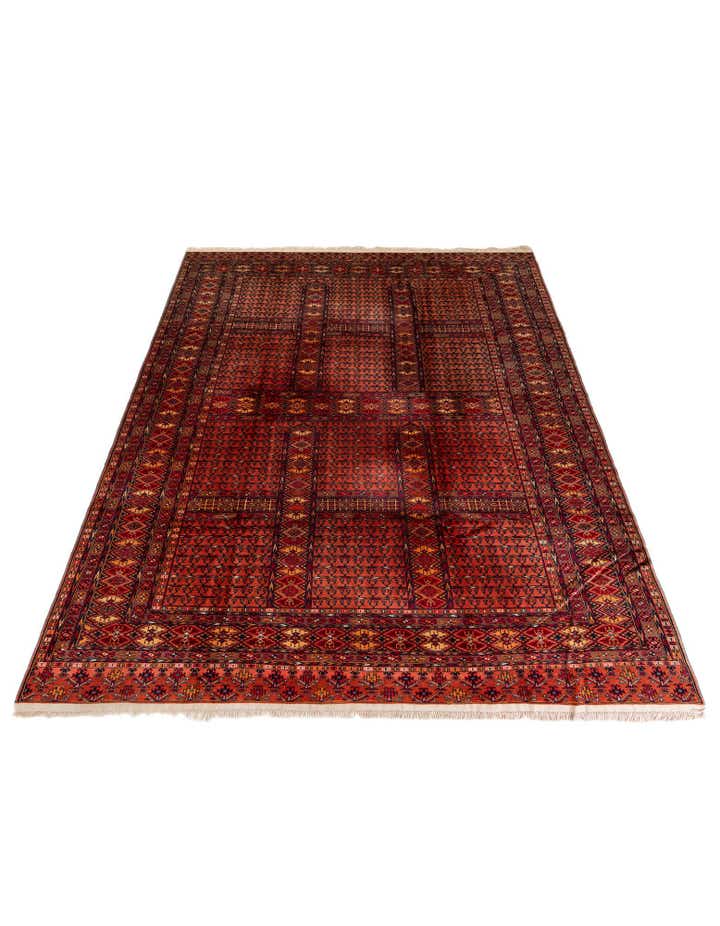 7' 6 x 10' 6 Hand Knotted Bokhara Oriental Wool Rug