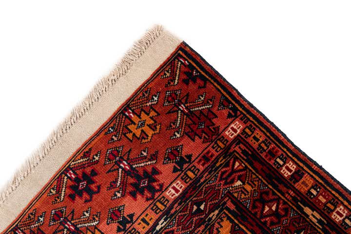 7' 6 x 10' 6 Hand Knotted Bokhara Oriental Wool Rug
