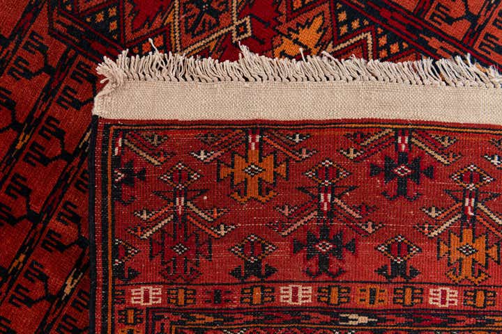 7' 6 x 10' 6 Hand Knotted Bokhara Oriental Wool Rug