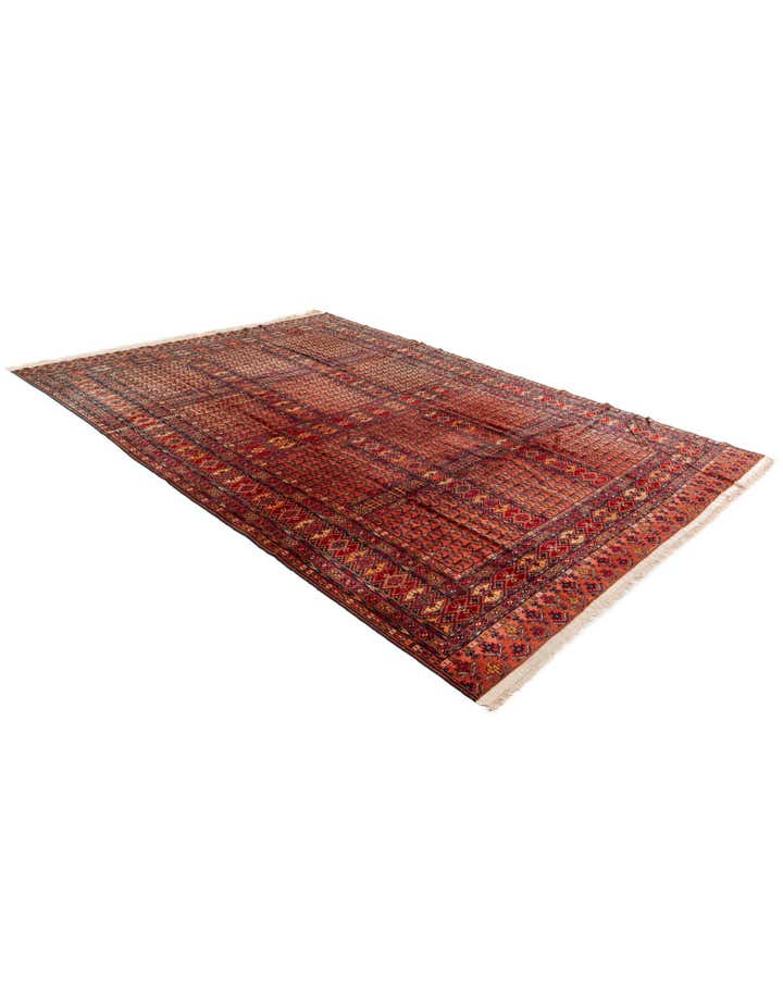 7' 6 x 10' 6 Hand Knotted Bokhara Oriental Wool Rug
