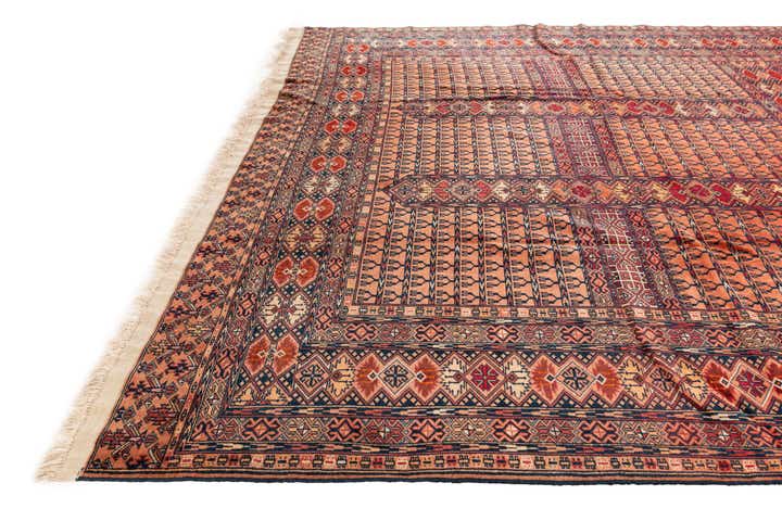 7' 6 x 10' 6 Hand Knotted Bokhara Oriental Wool Rug