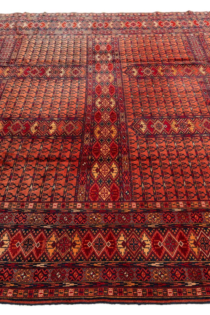 7' 6 x 10' 6 Hand Knotted Bokhara Oriental Wool Rug