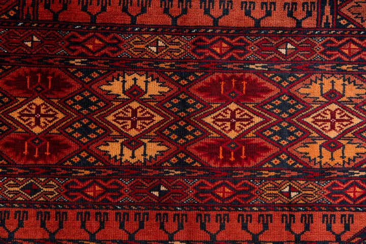 7' 6 x 10' 6 Hand Knotted Bokhara Oriental Wool Rug