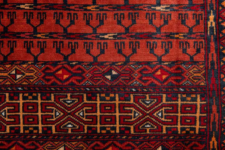 7' 6 x 10' 6 Hand Knotted Bokhara Oriental Wool Rug