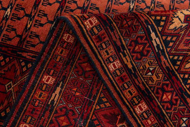 7' 6 x 10' 6 Hand Knotted Bokhara Oriental Wool Rug