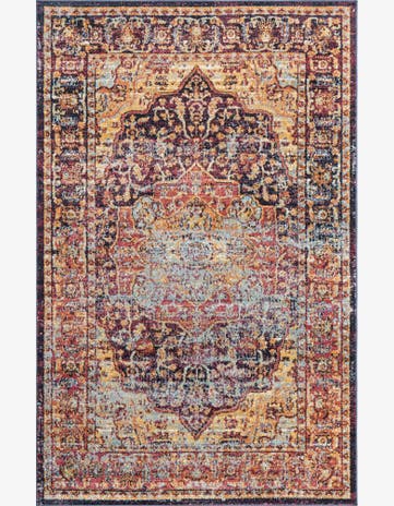 Rust Red Charlotte Rug