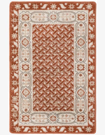 Rust Red Charlotte Rug