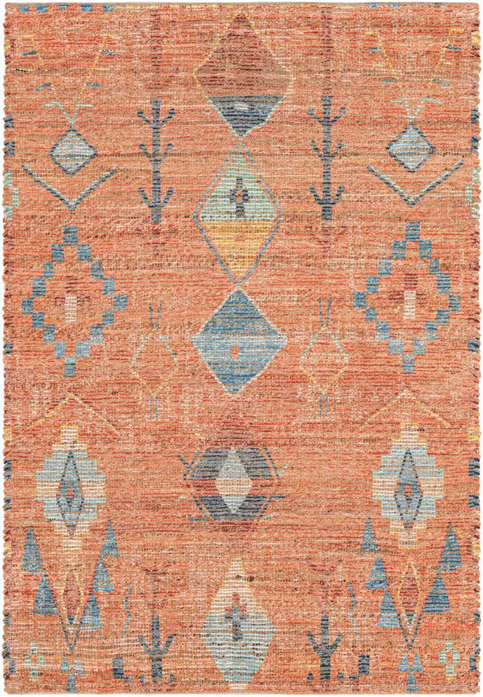 4' 1 x 6' 1 Hand Woven Chenille Jute Rug