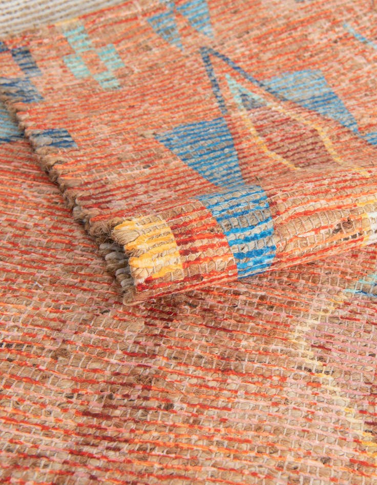 Detail image of 7' 10 x 10' Hand Woven Chenille Jute Rug