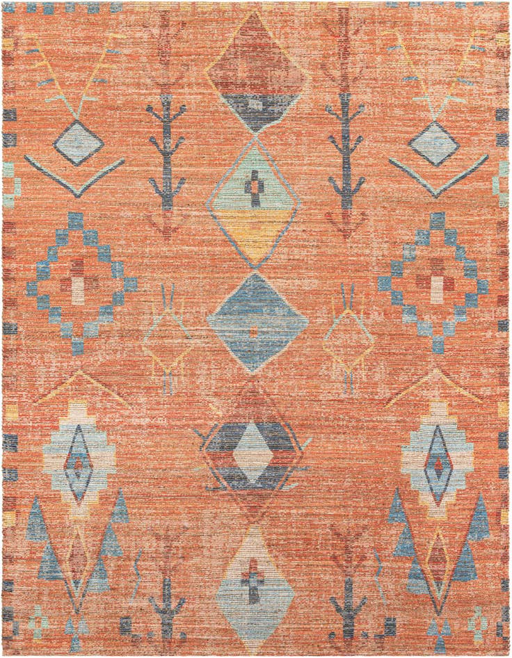 Detail image of 9' x 12' Hand Woven Chenille Jute Rug