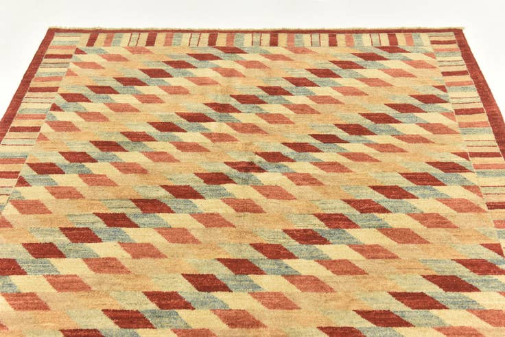 Detail image of 5' 2 x 6' 7 Hand Knotted Darya Oriental Rug