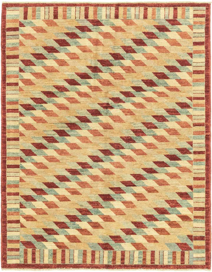 5' 2 x 6' 7 Hand Knotted Darya Oriental Rug