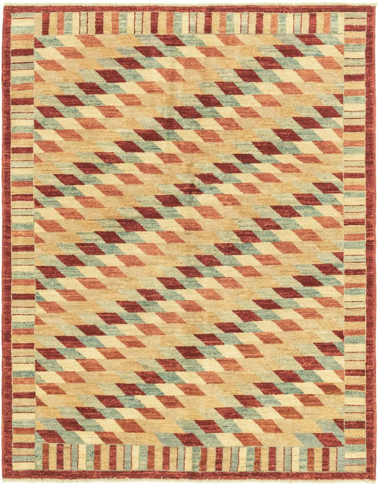Detail image of 5' 2 x 6' 7 Hand Knotted Darya Oriental Rug