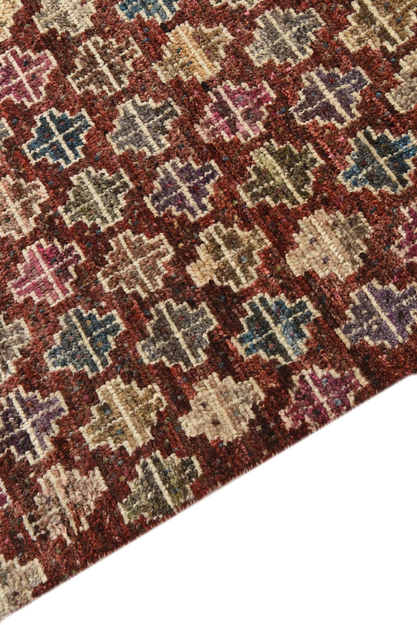 5' 6 x 8' Hand Knotted Darya Wool Rug