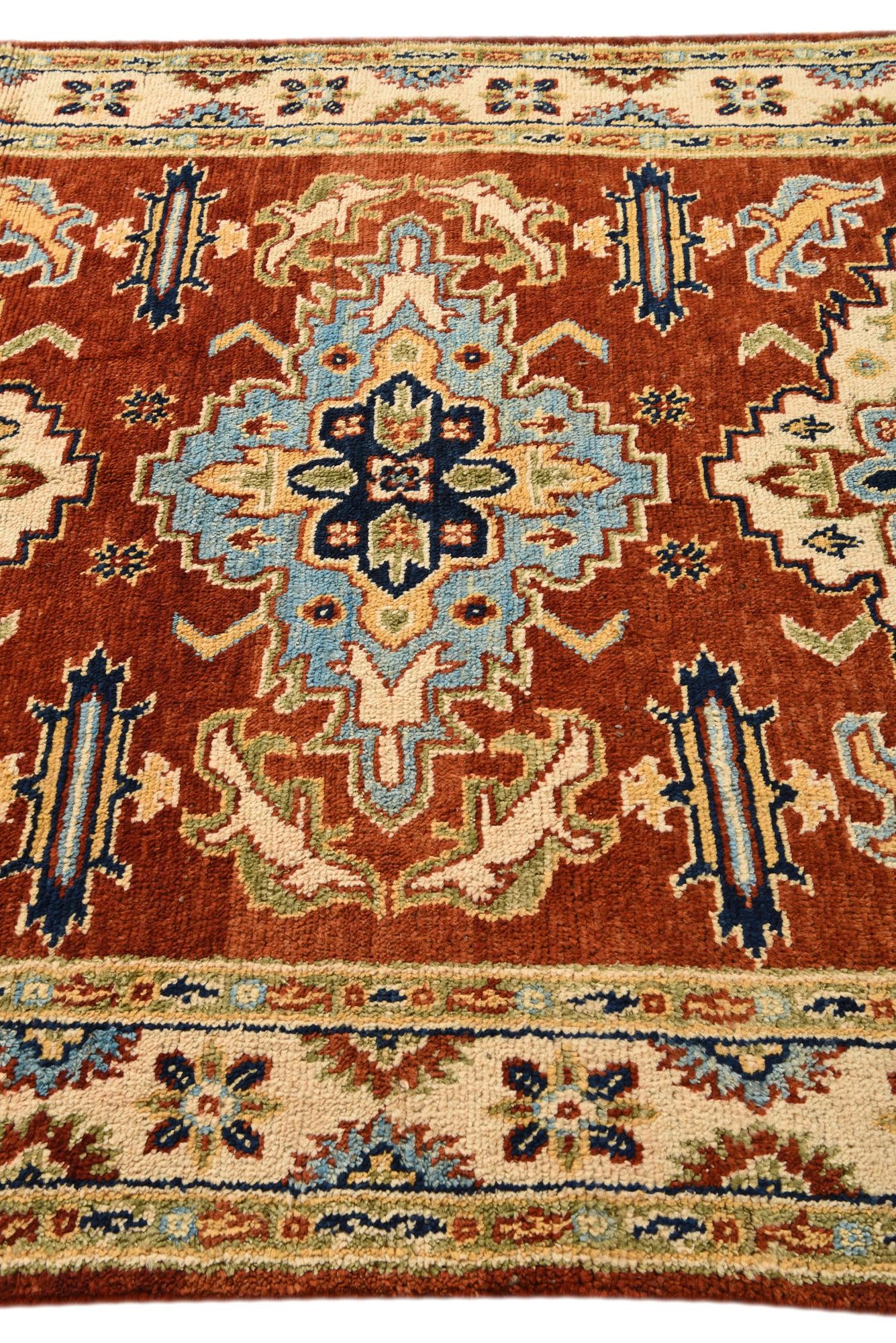 5' 9 x 7' 9 Hand Knotted Darya Wool Rug