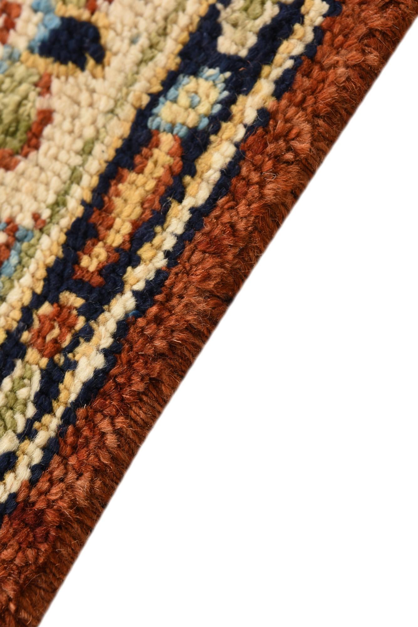 5' 8 x 8' 3 Hand Knotted Darya Wool Rug