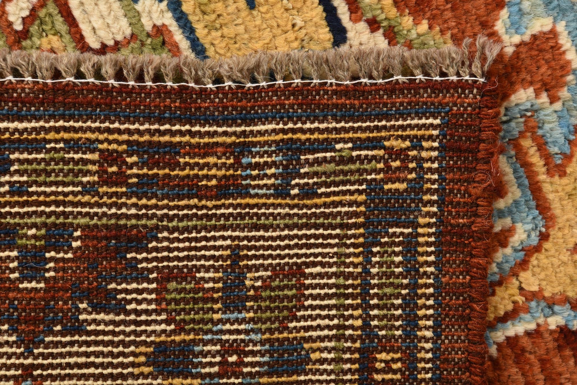 5' 8 x 8' 3 Hand Knotted Darya Wool Rug