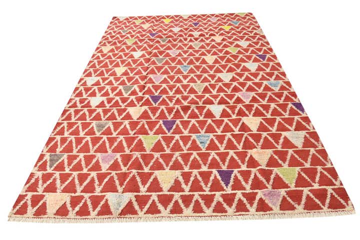 6' 8 x 10' 1 Hand Knotted Darya Wool Rug