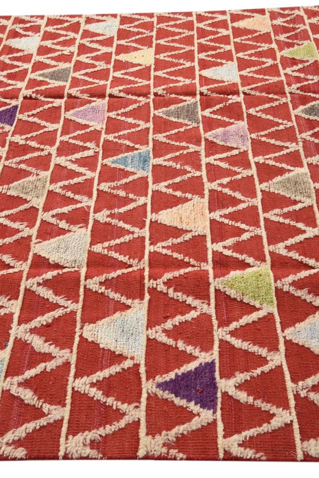 Detail image of 6' 8 x 10' 1 Hand Knotted Darya Wool Rug
