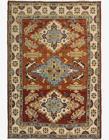5' 8 x 8' 3 Hand Knotted Darya Wool Rug