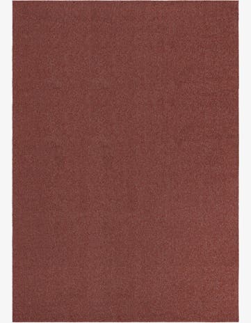 Rust Red Everyday Solid Rug