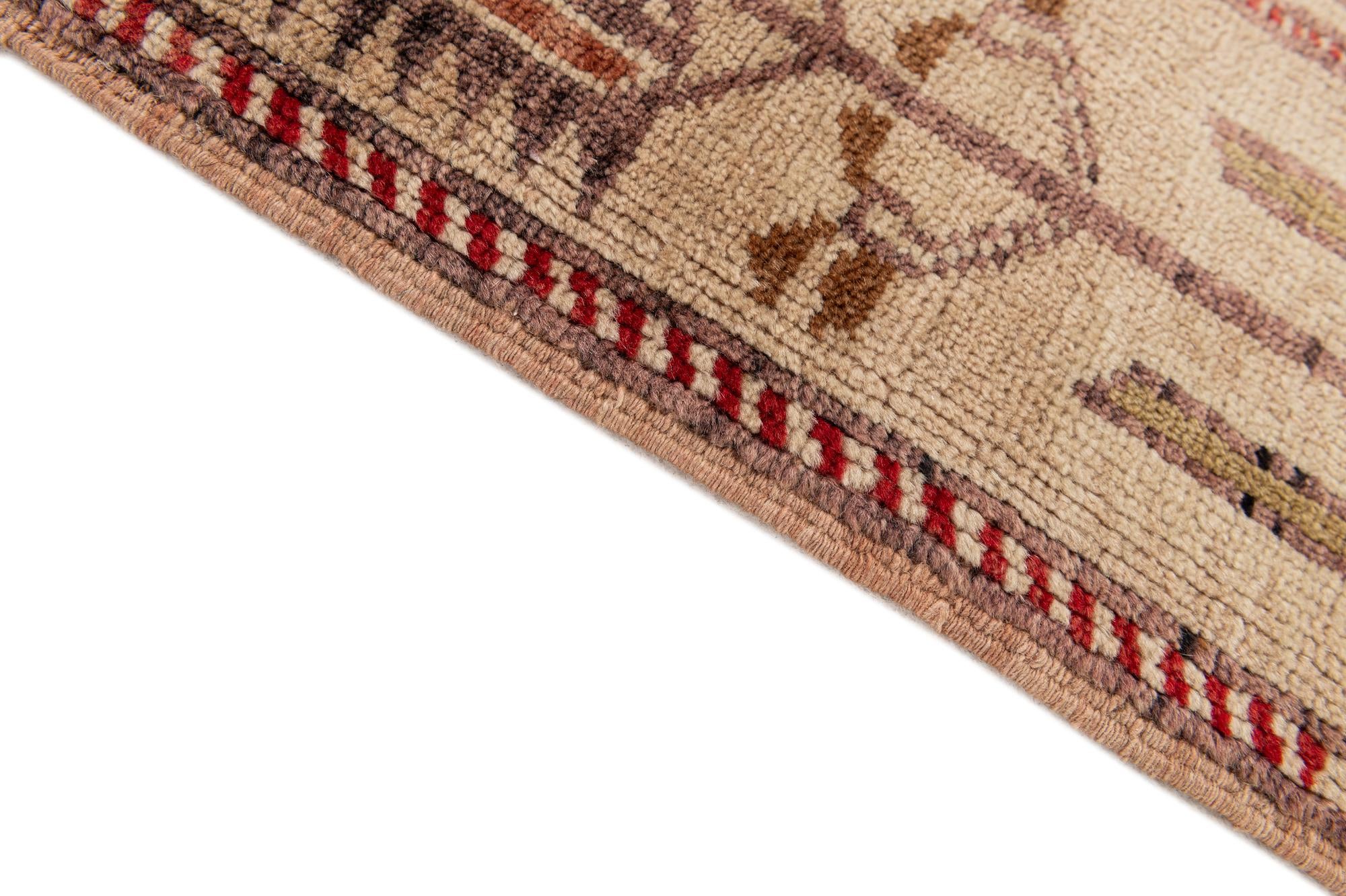 2' 8 x 4' 3 Hand Knotted Fars Wool Rug