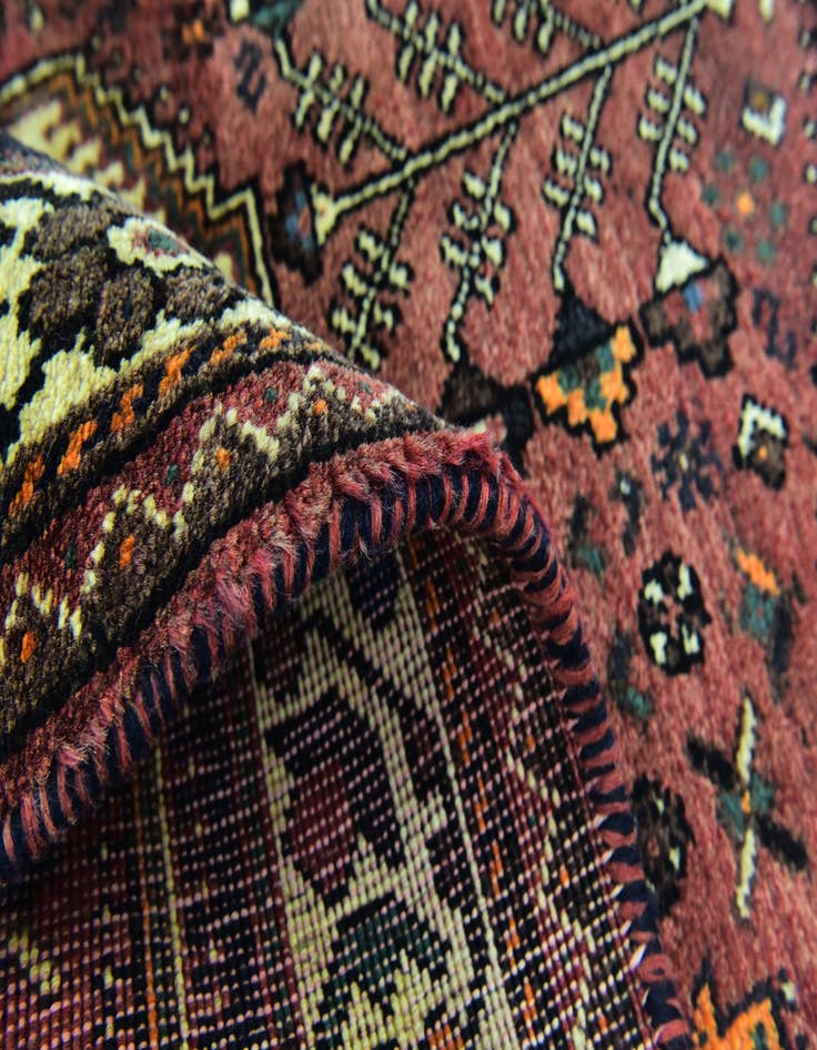 Detail image of 3' 8 x 5' 2 Hand Knotted Ghashghaei Persian Wool Rug