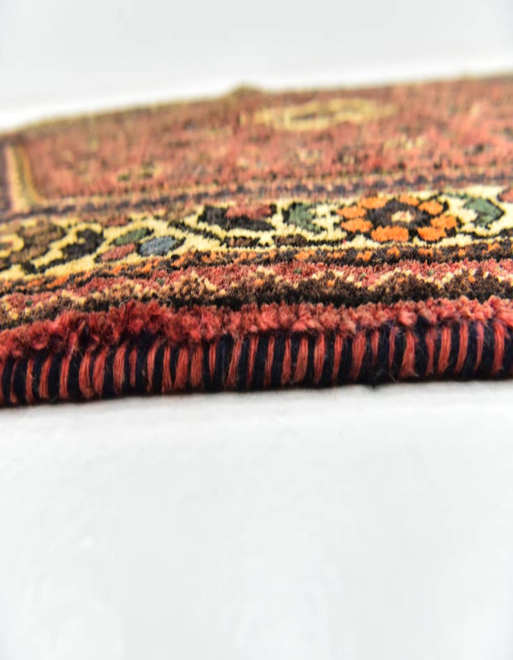 Detail image of 3' 8 x 5' 2 Hand Knotted Ghashghaei Persian Wool Rug