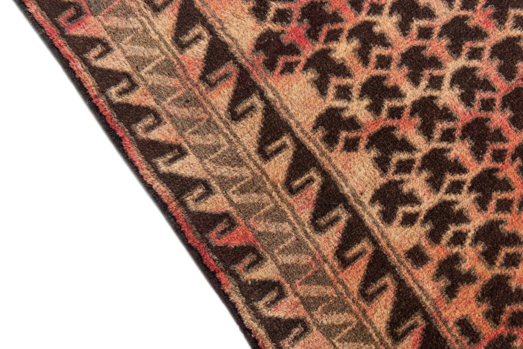 2' 10 x 4' 5 Hand Knotted Hamedan Persian Wool Rug