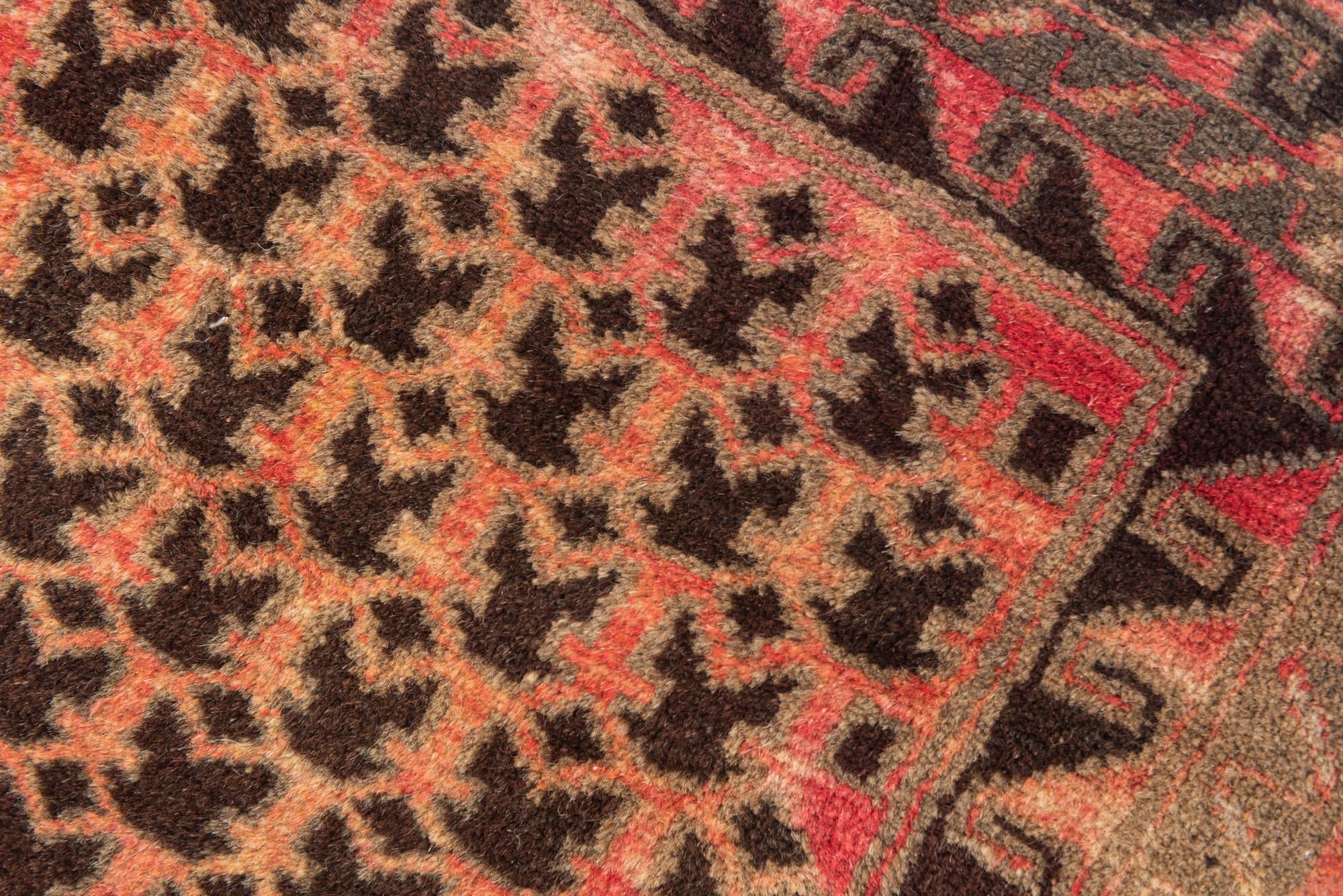 2' 10 x 4' 5 Hand Knotted Hamedan Persian Wool Rug