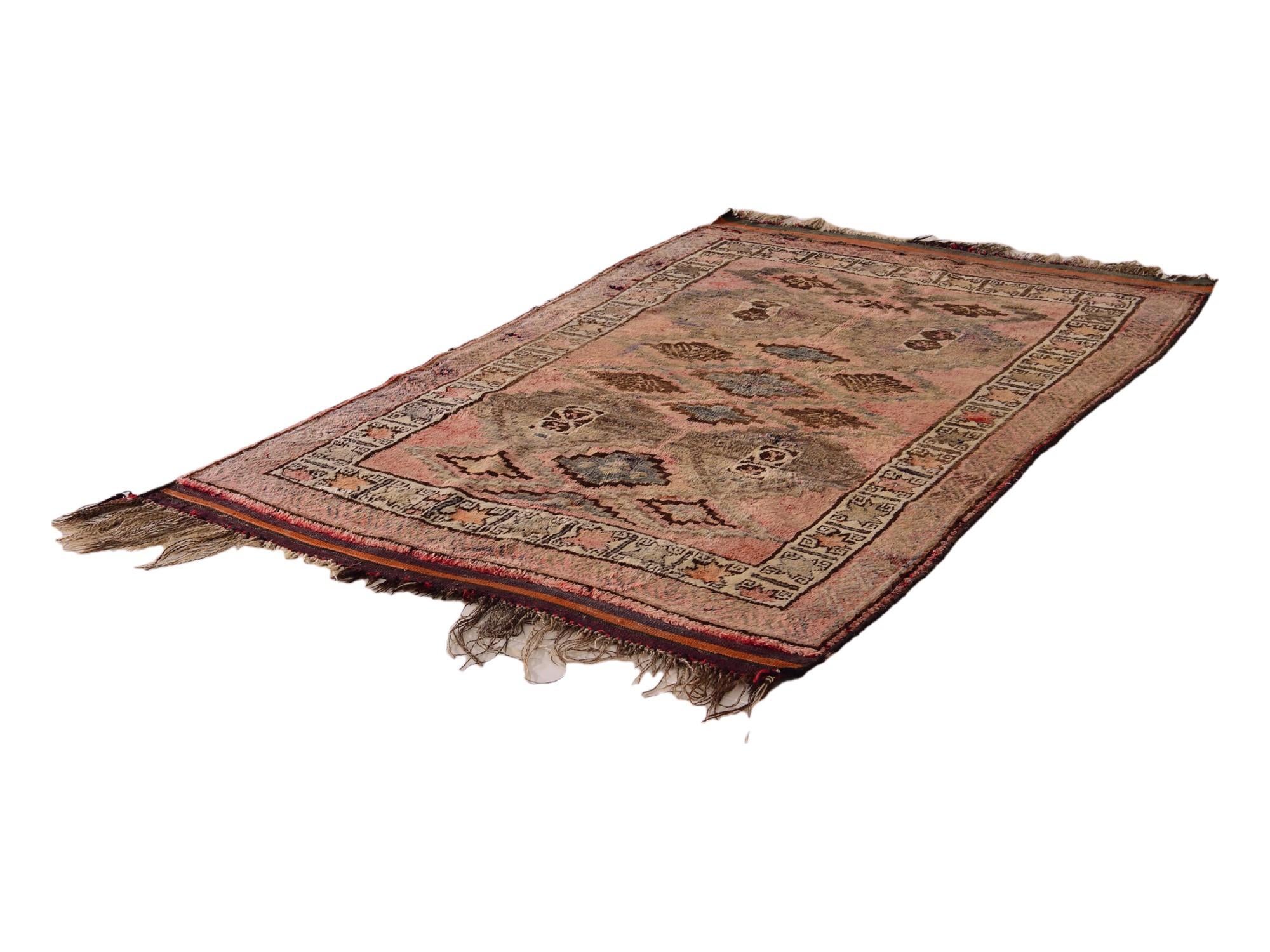 4' 7 x 8' Hand Knotted Hamedan Persian Wool Rug