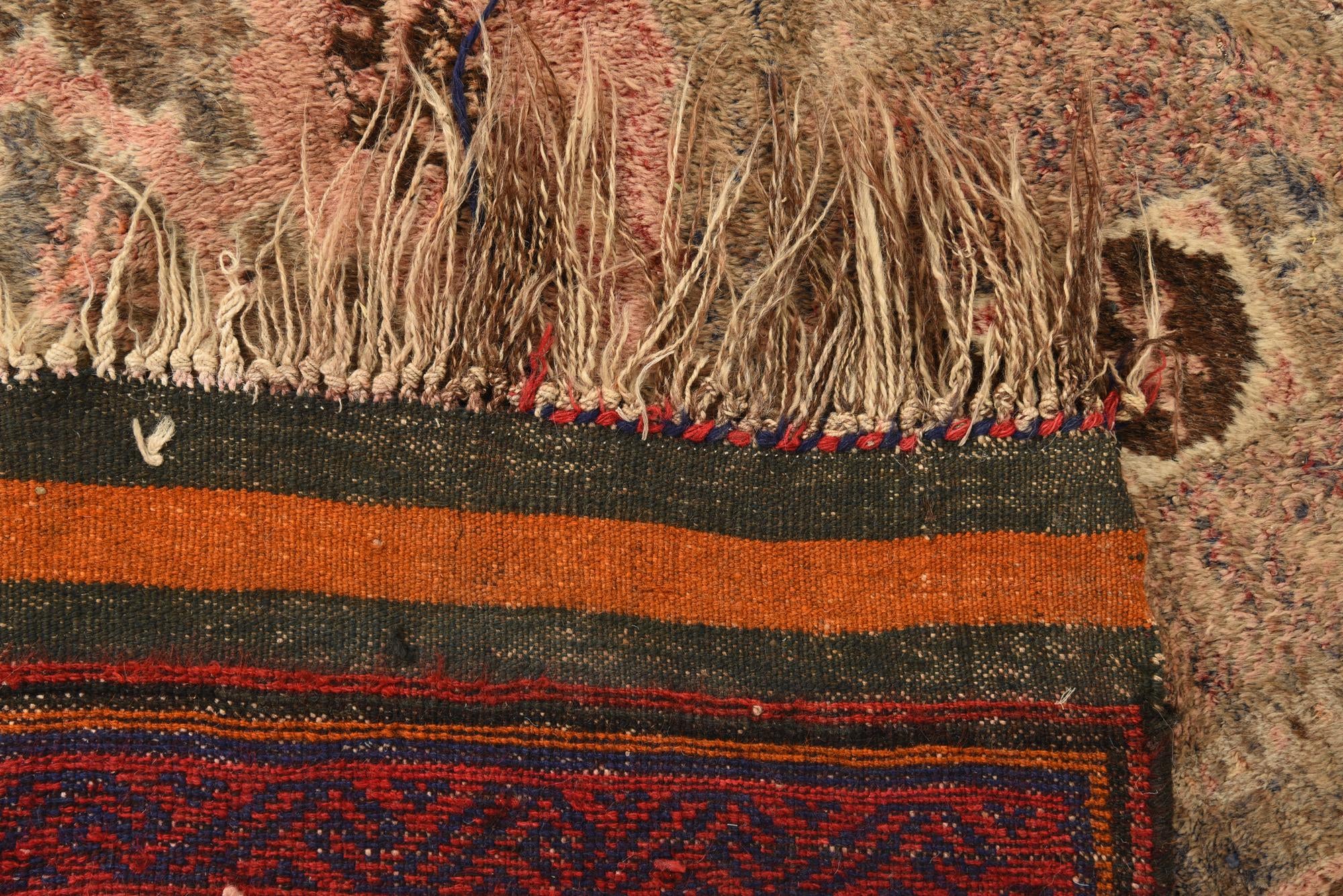 4' 7 x 8' Hand Knotted Hamedan Persian Wool Rug