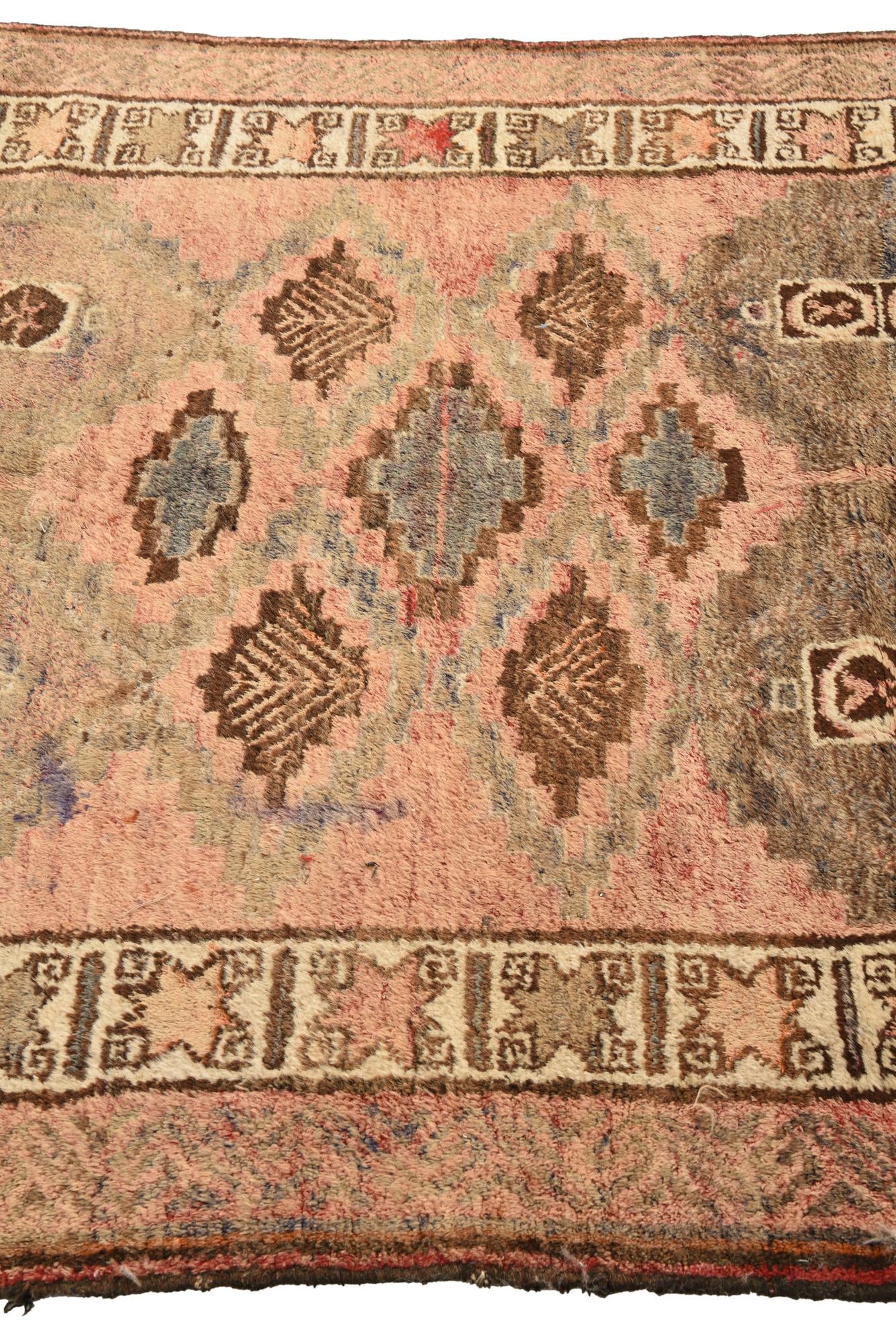 4' 7 x 8' Hand Knotted Hamedan Persian Wool Rug