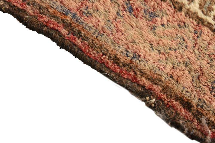 4' 7 x 8' Hand Knotted Hamedan Persian Wool Rug