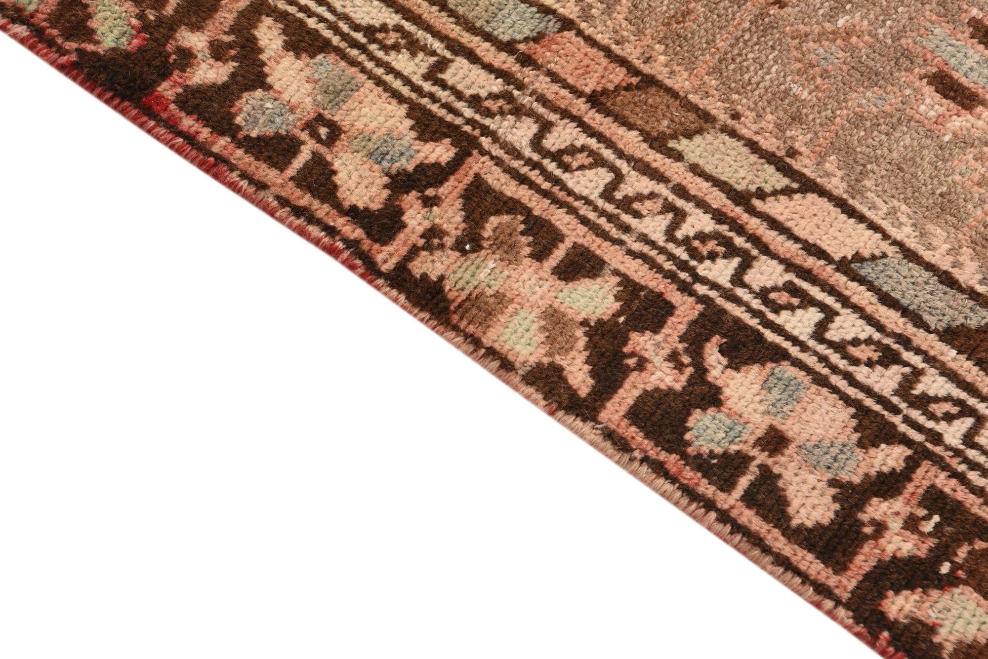 3' 10 x 7' 3 Hand Knotted Hamedan Persian Wool Rug