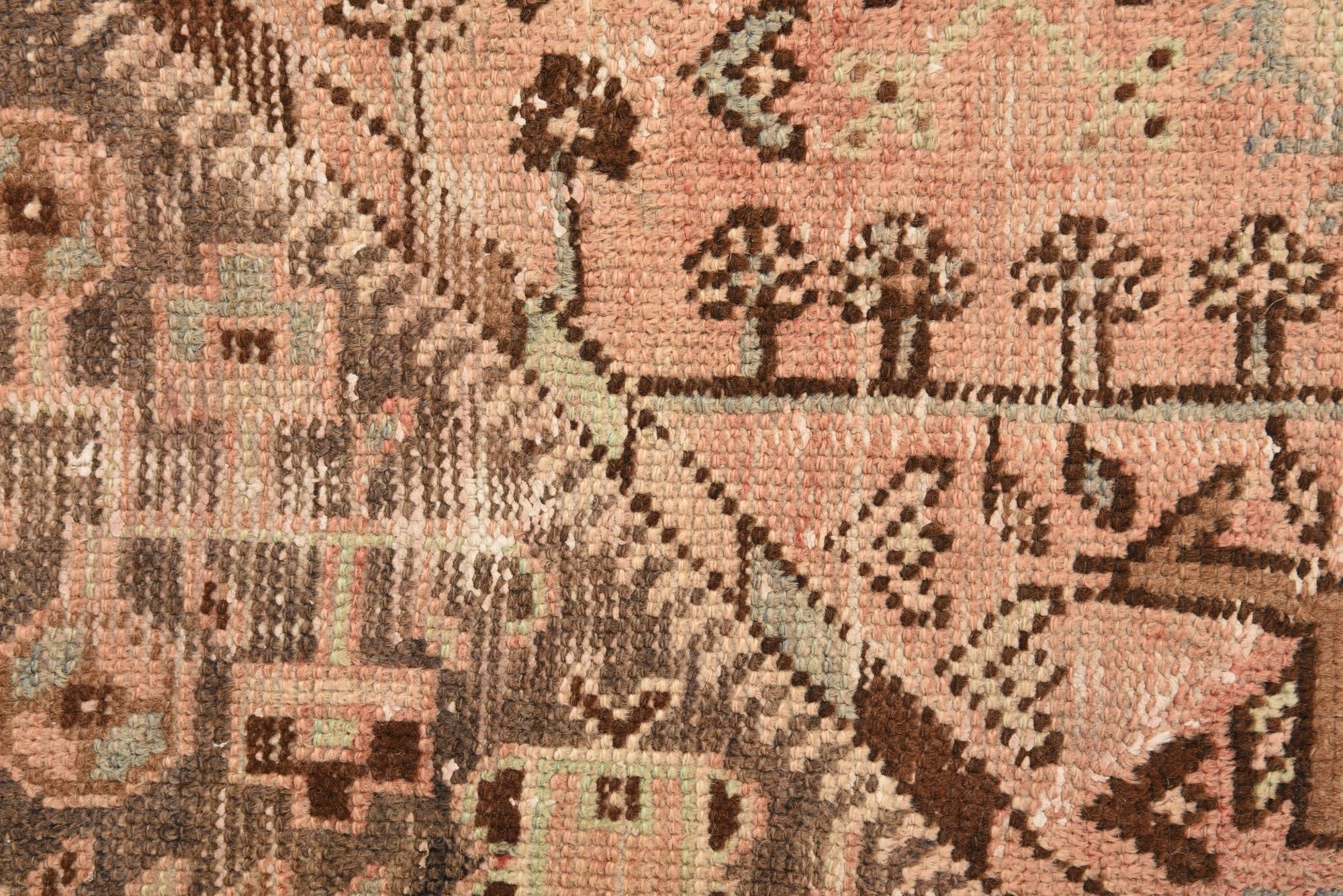 3' 10 x 7' 3 Hand Knotted Hamedan Persian Wool Rug