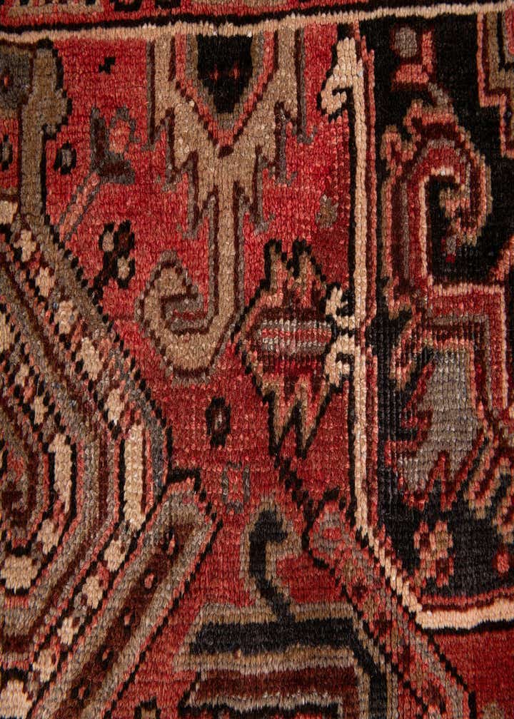 9' 7 x 11' 6 Hand Knotted Heriz Persian Wool Rug