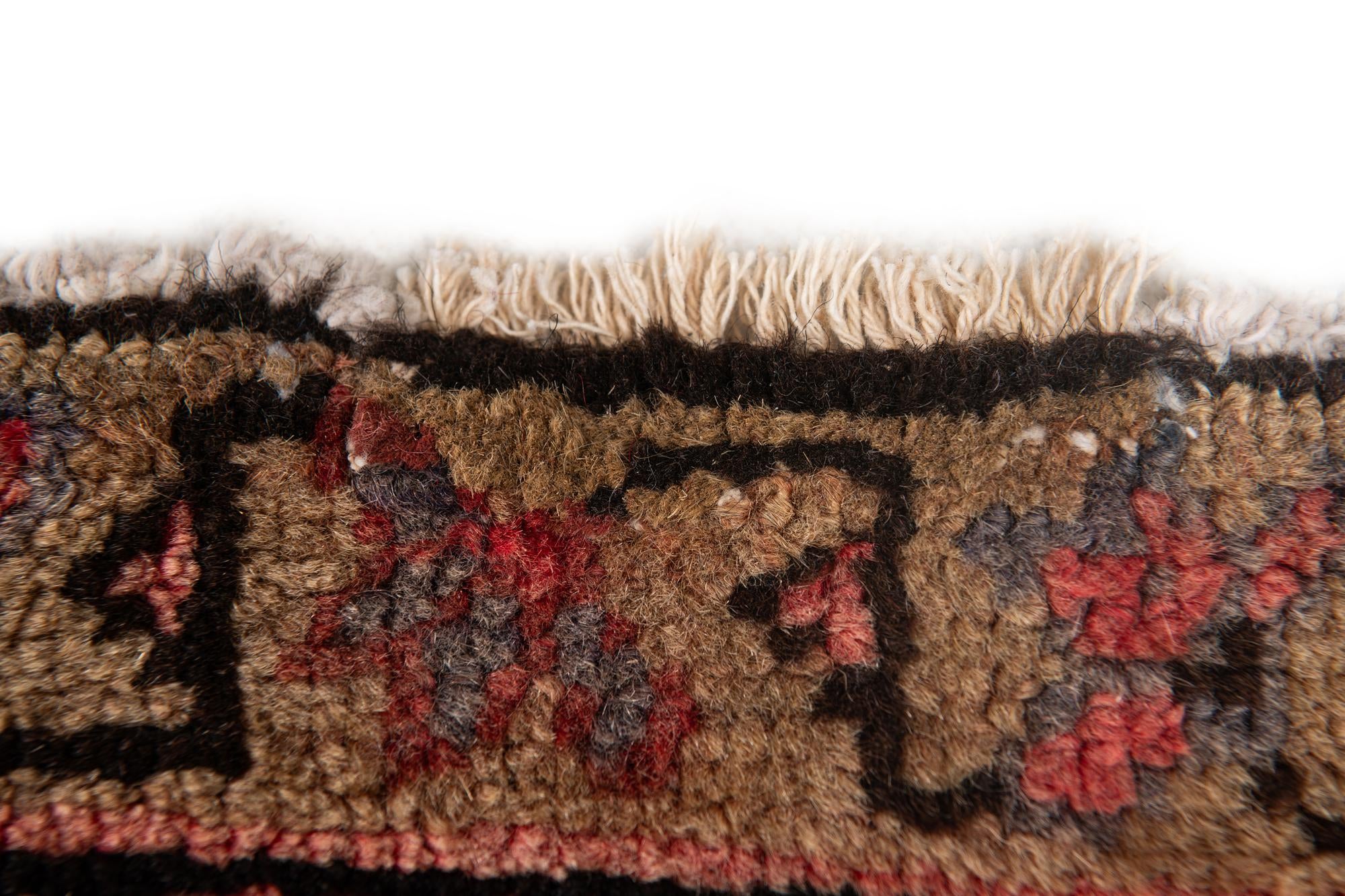 9' 7 x 11' 6 Hand Knotted Heriz Persian Wool Rug