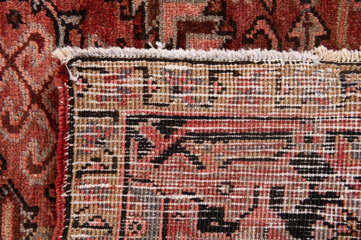 9' 7 x 11' 6 Hand Knotted Heriz Persian Wool Rug