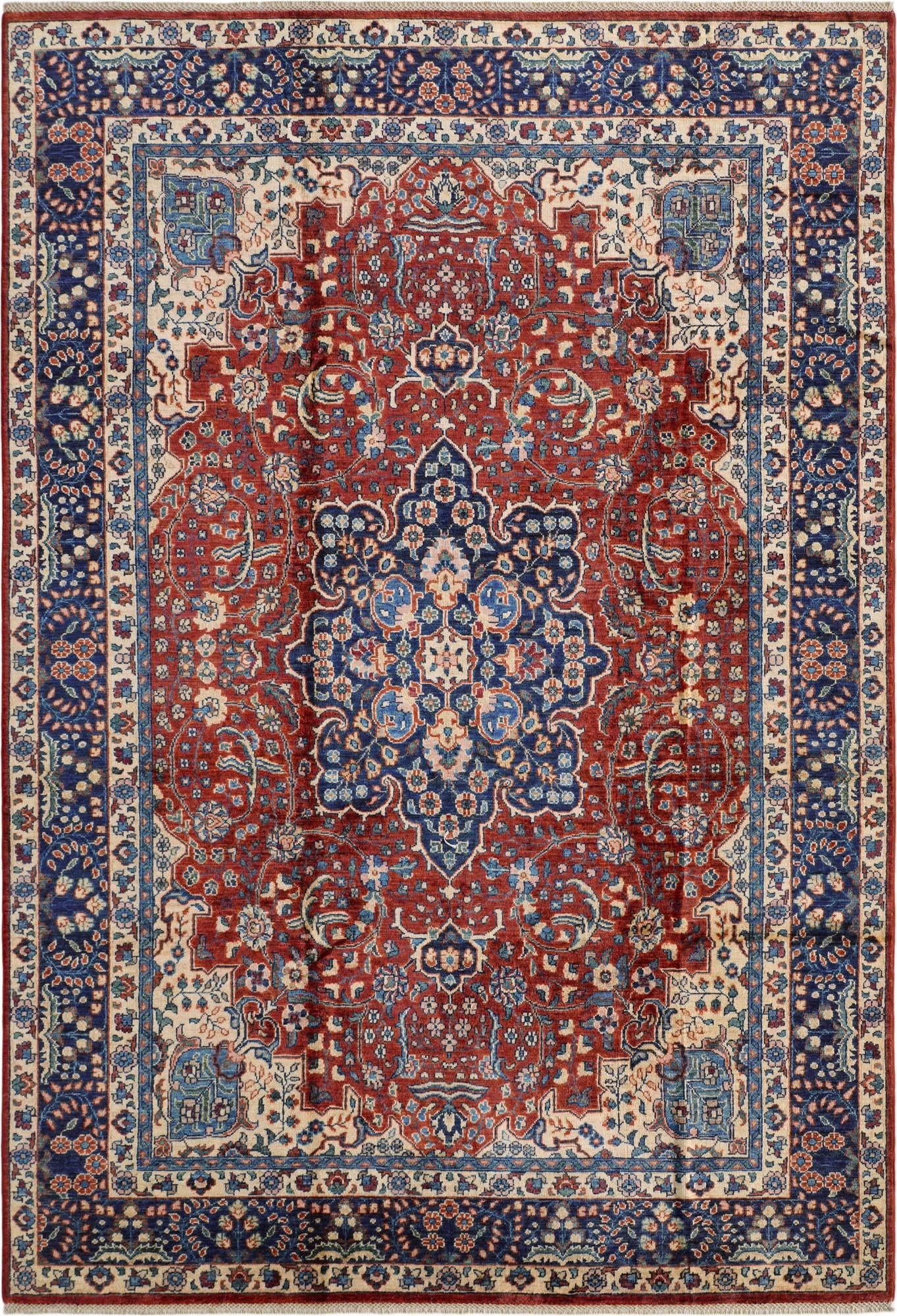 6' 9 x 9' 11 Hand Knotted Heriz Rug
