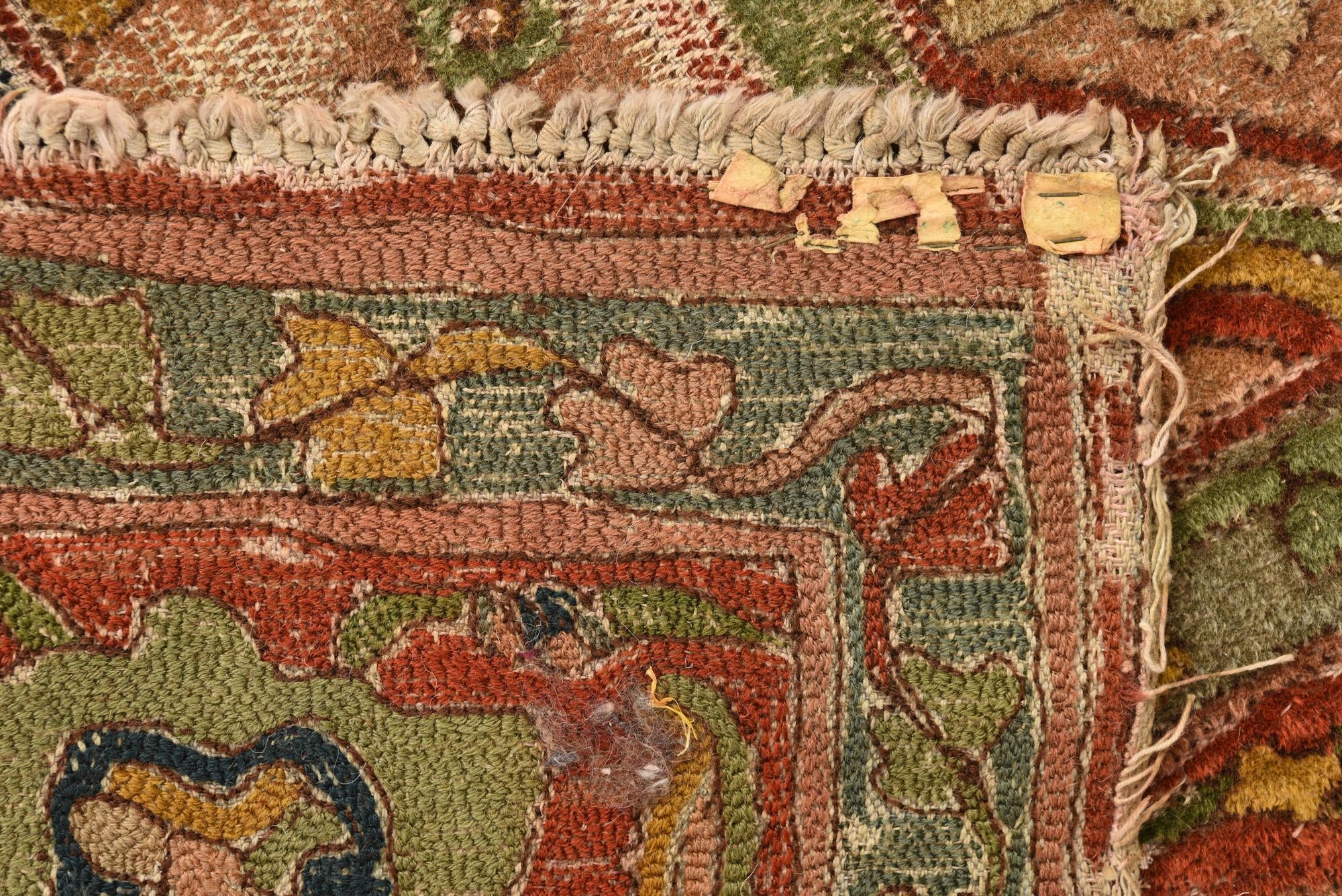 6' 7 x 9' 9 Hand Knotted Jaipur Agra Wool Rug